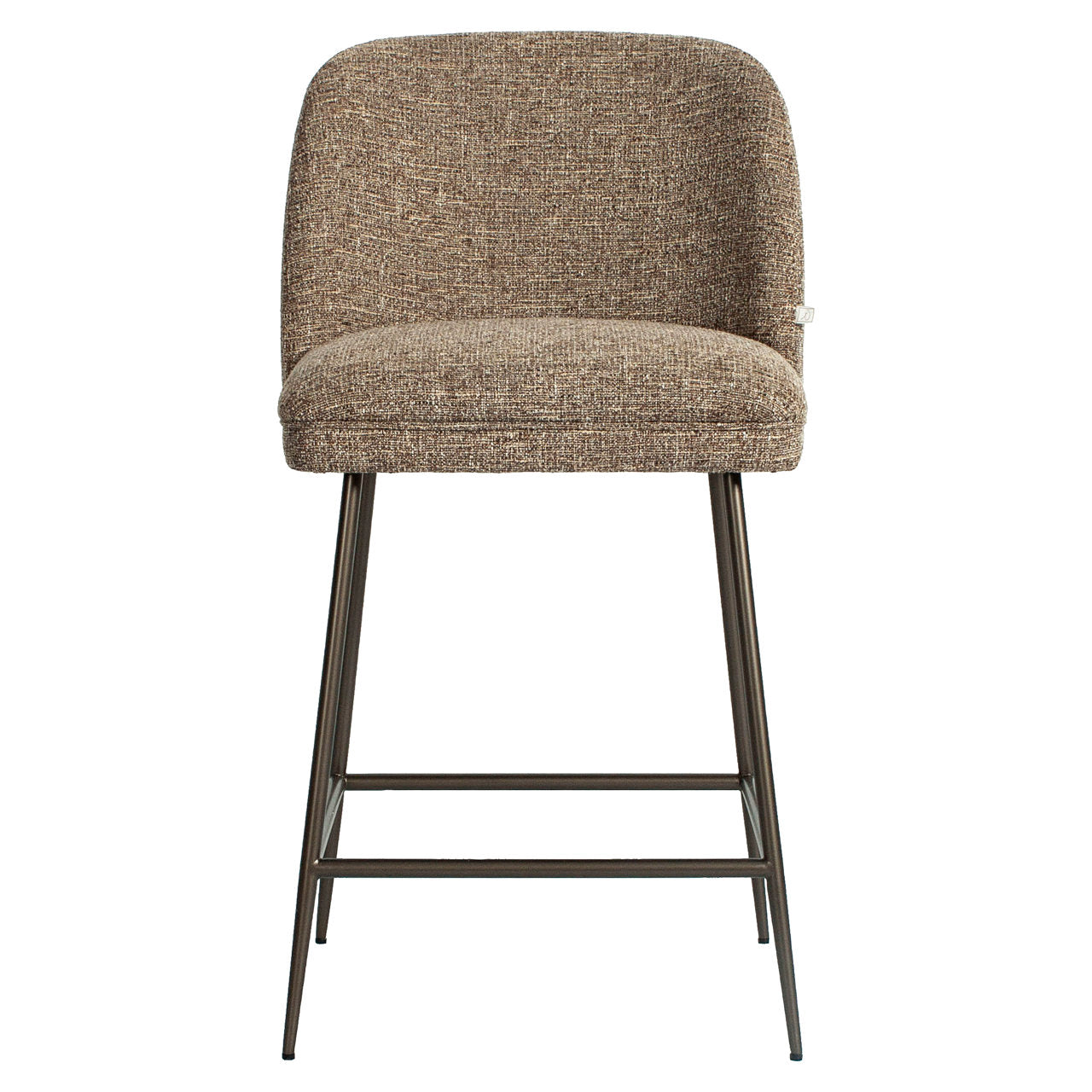 Barkruk Pullitzer - Laag - Bruin tweed
