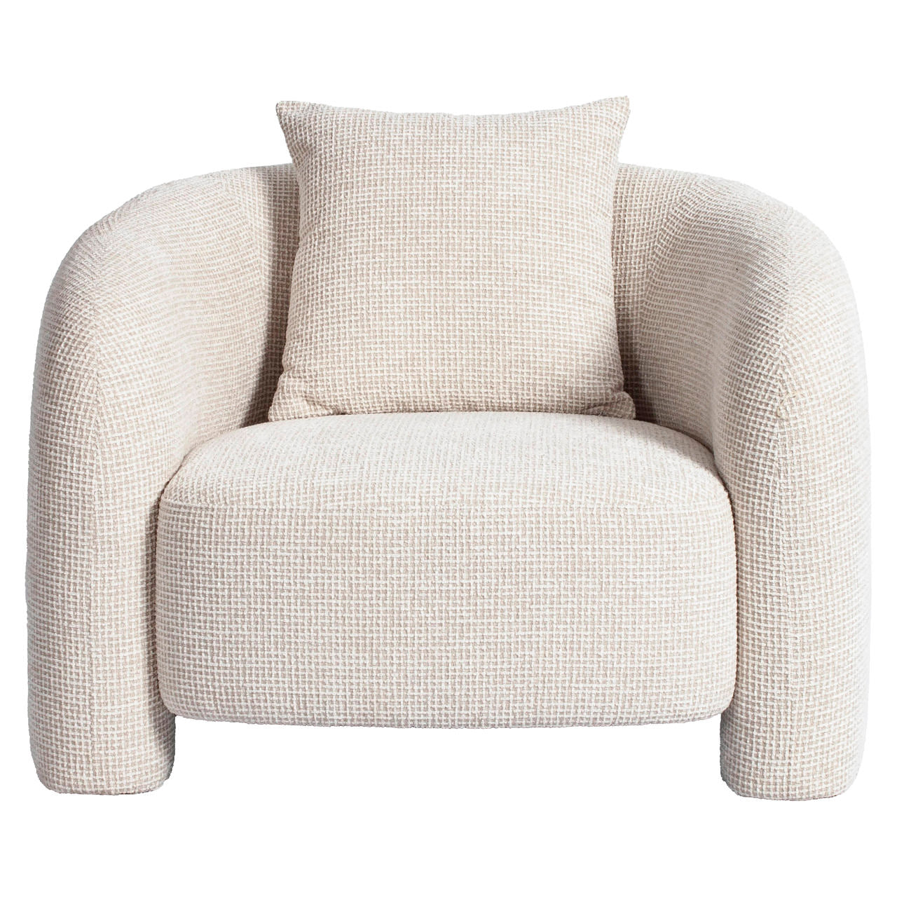Fauteuil Tuscany - Beige blockweave