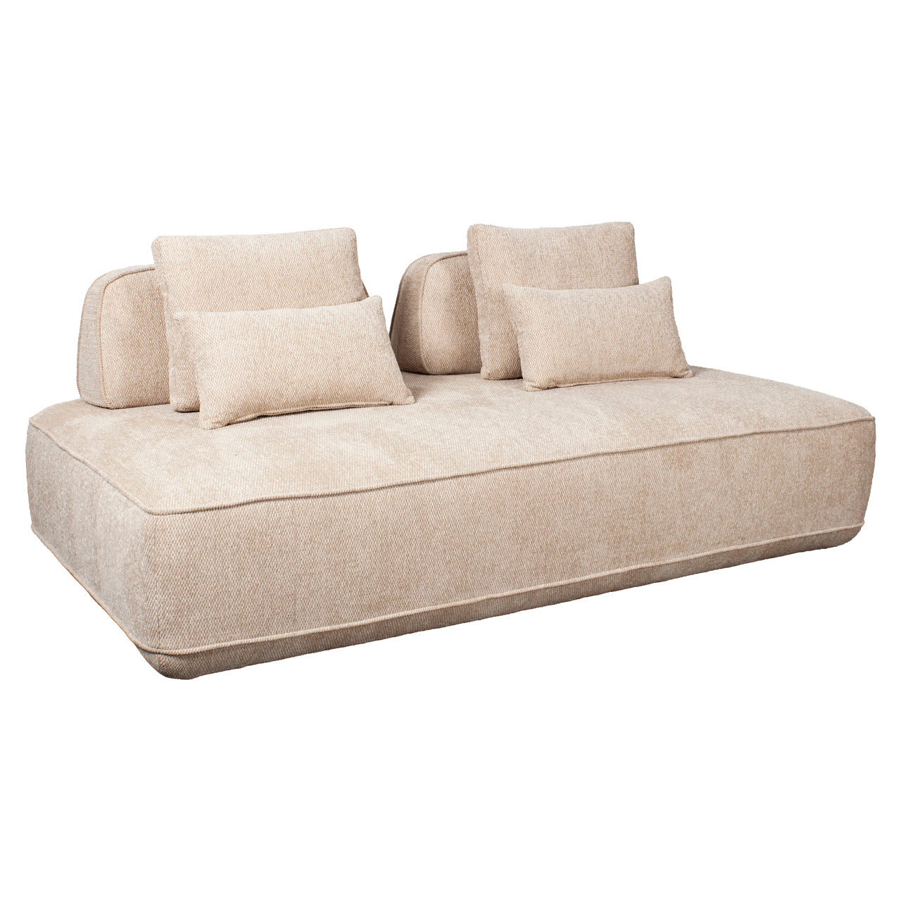 Sofa Tudor - Natural boldweave - 2.5-seater