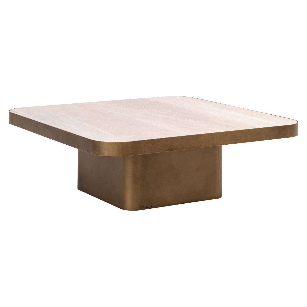 Salontafel Claridge - Beige - 90x90