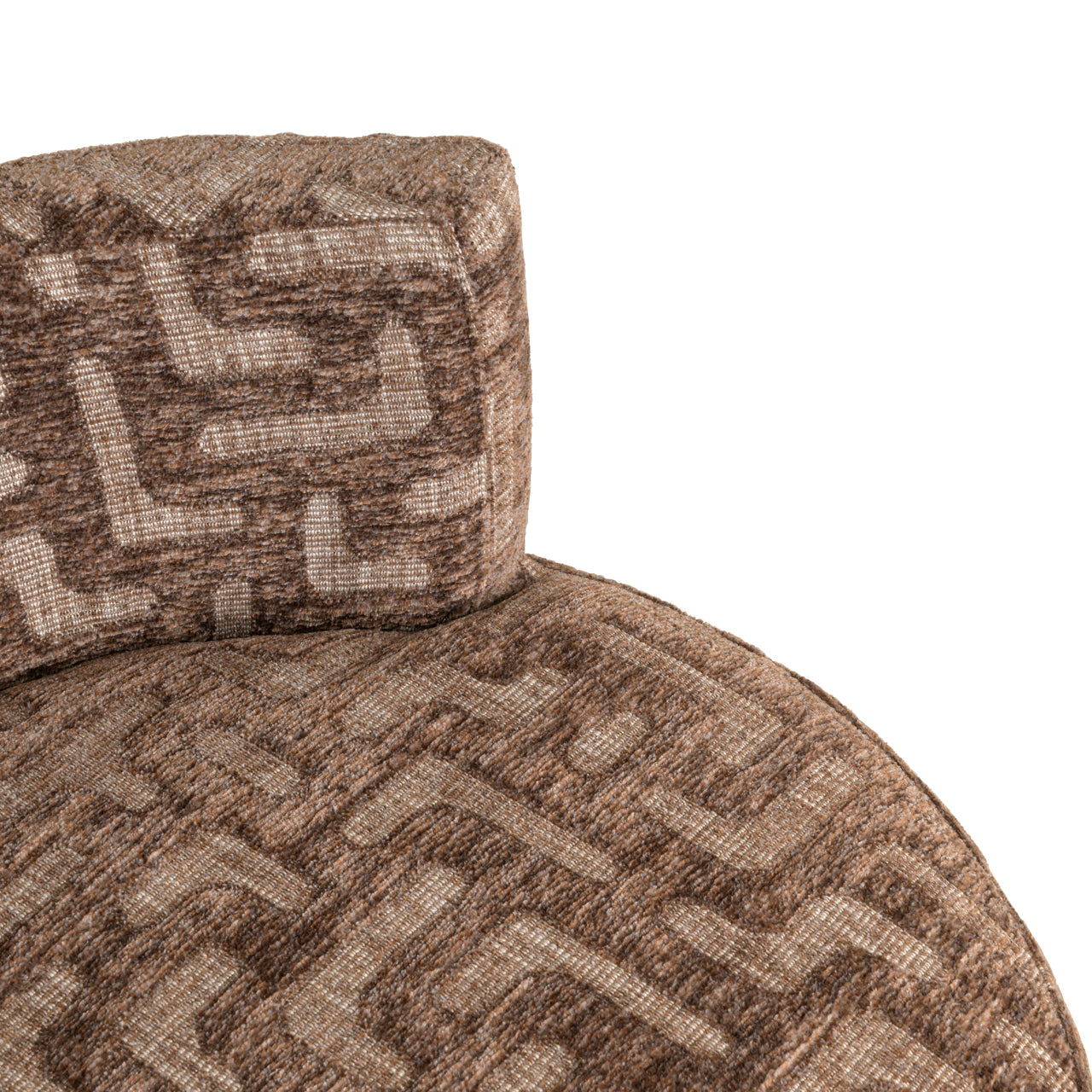 Fauteuil Franny - Brown labyrinth