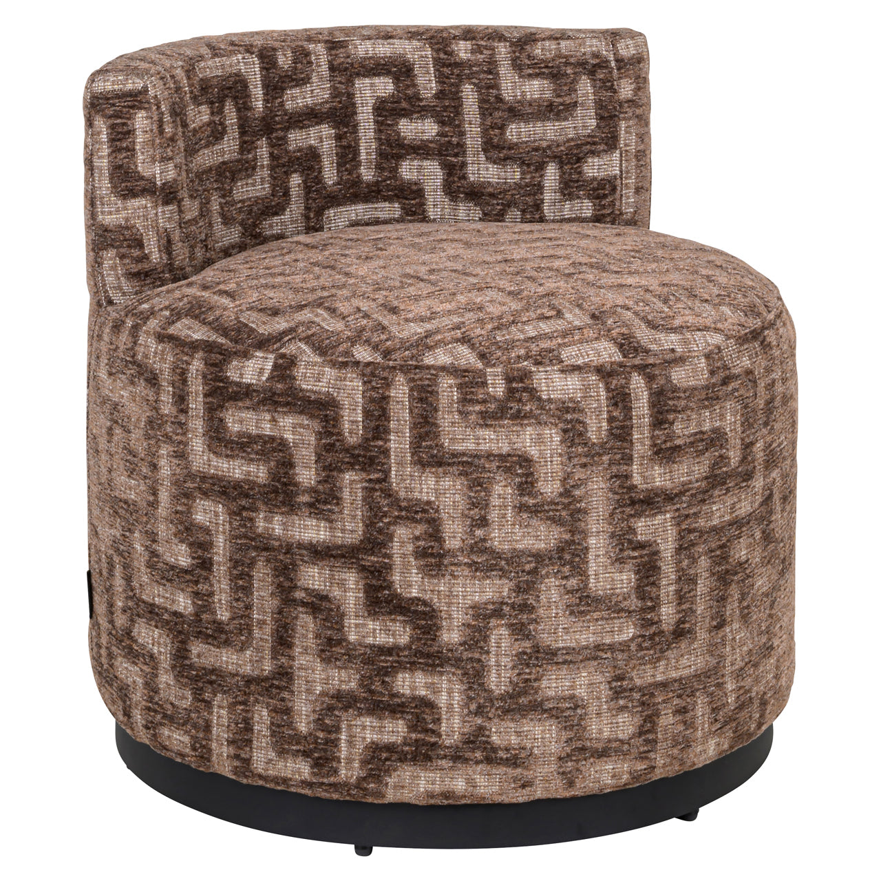 Fauteuil Franny - Brown labyrinth