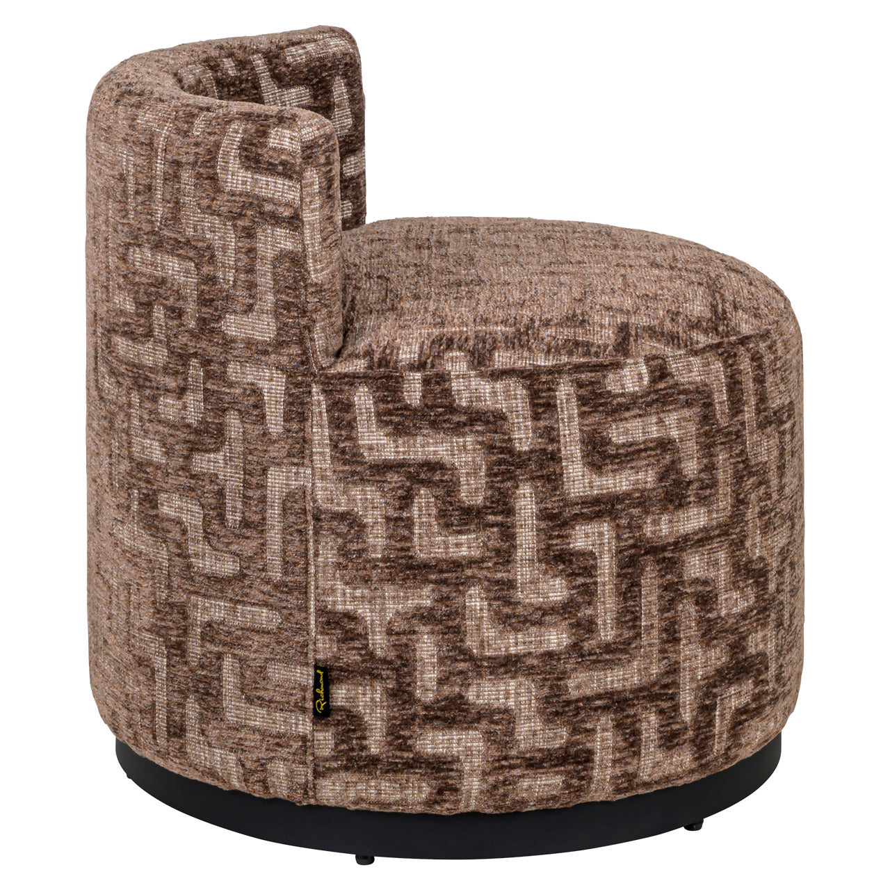 Fauteuil Franny - Brown labyrinth