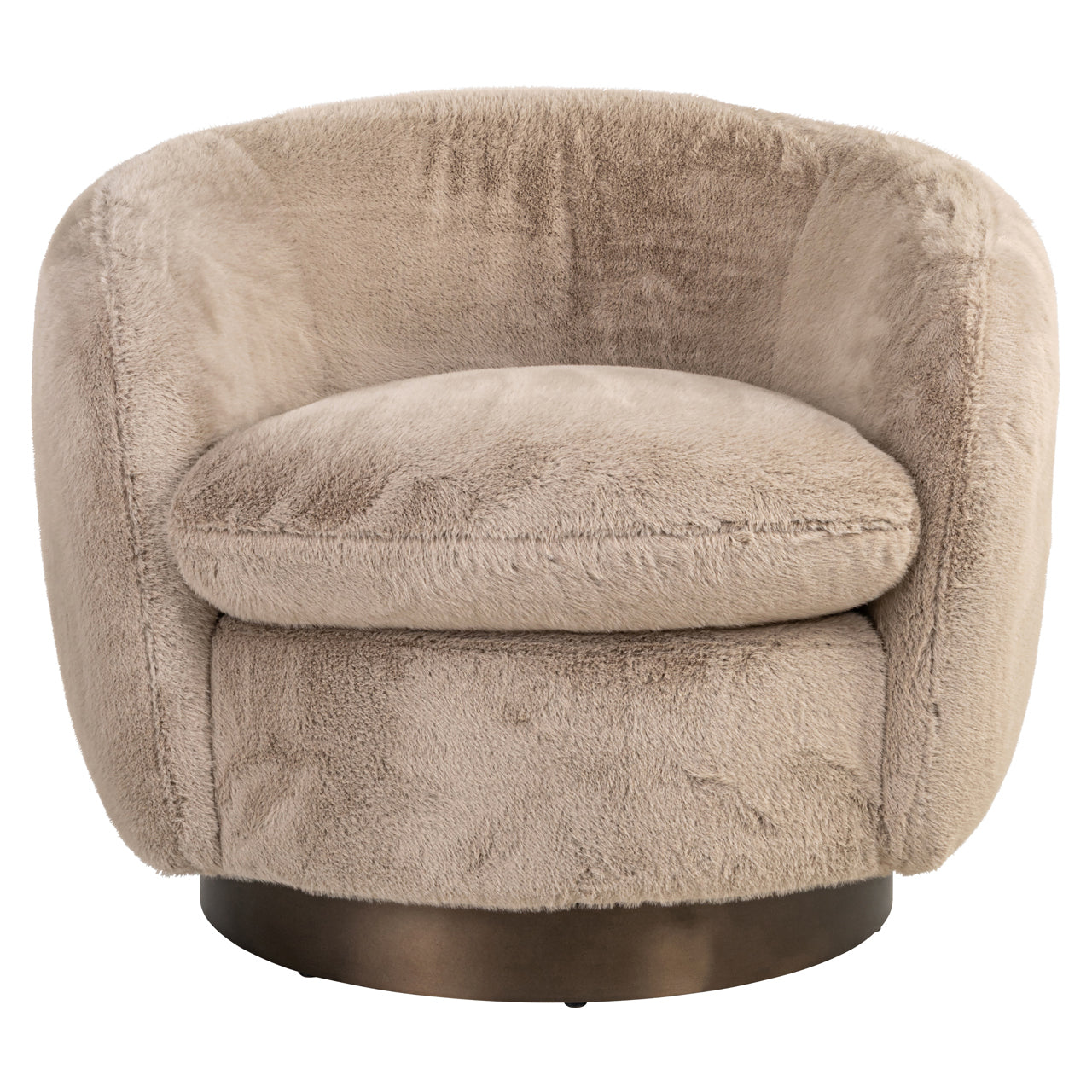 Fauteuil Colmar - Khaki fluffy