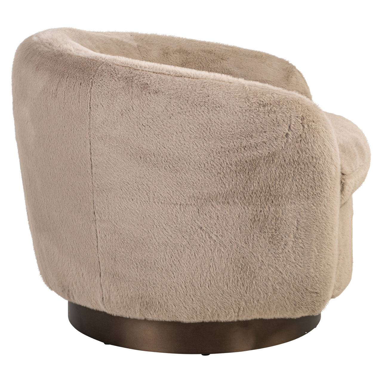 Fauteuil Colmar - Khaki fluffy
