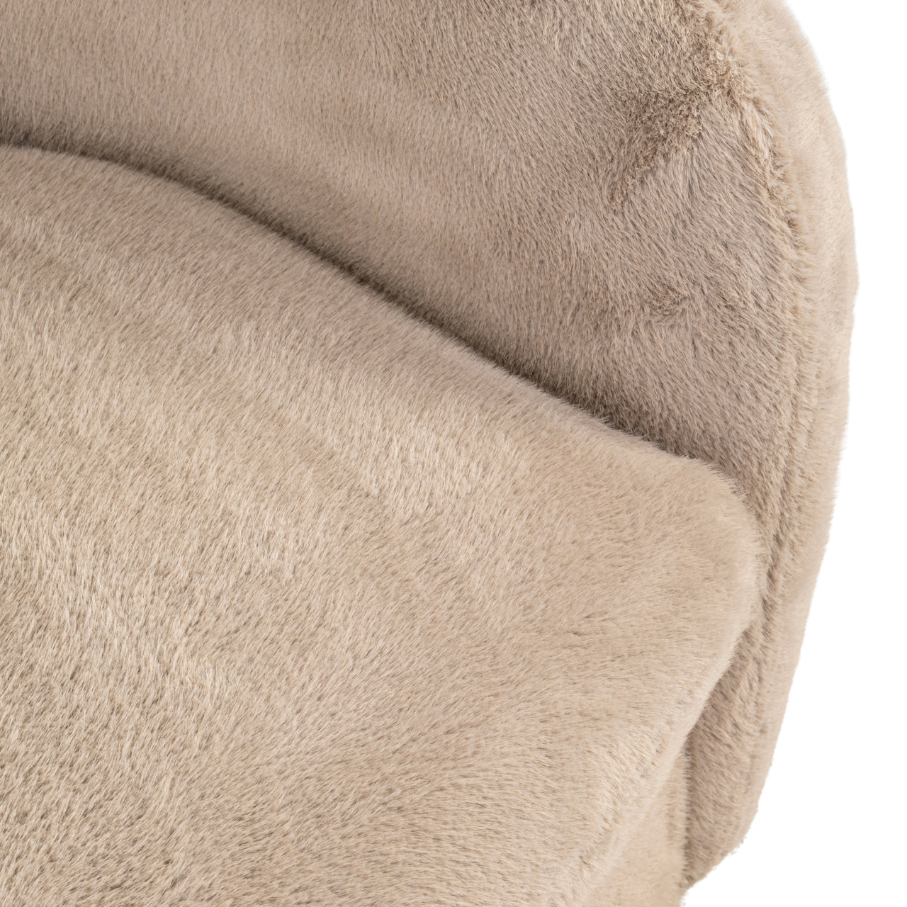 Fauteuil Colmar - Khaki fluffy