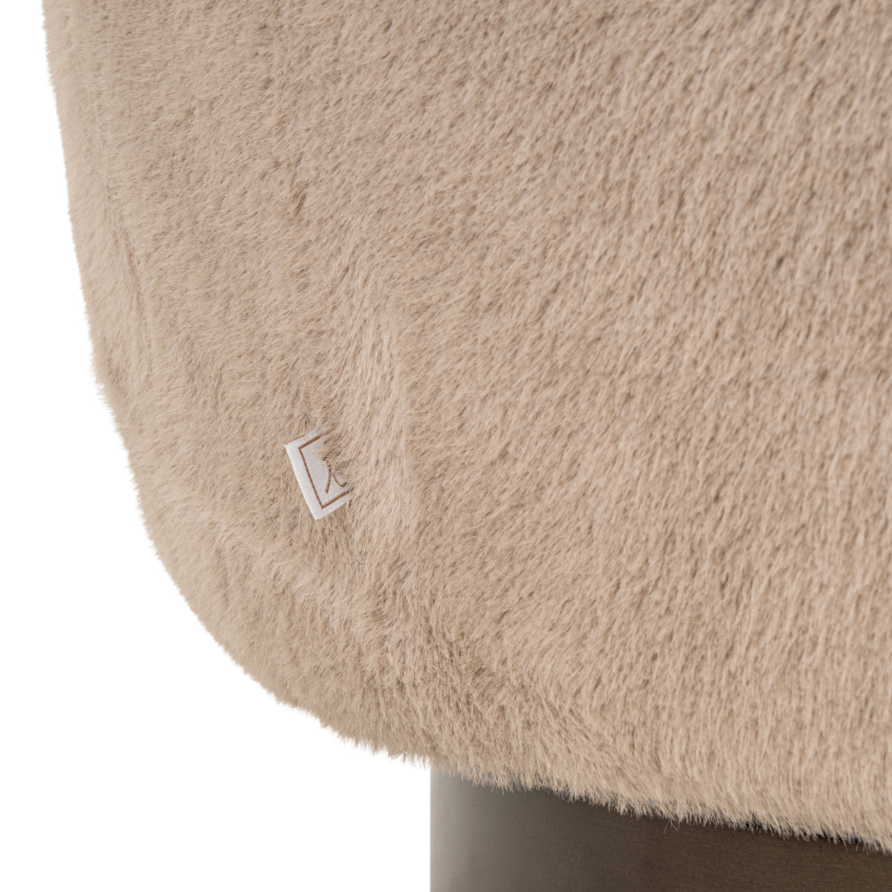 Fauteuil Colmar - Khaki fluffy