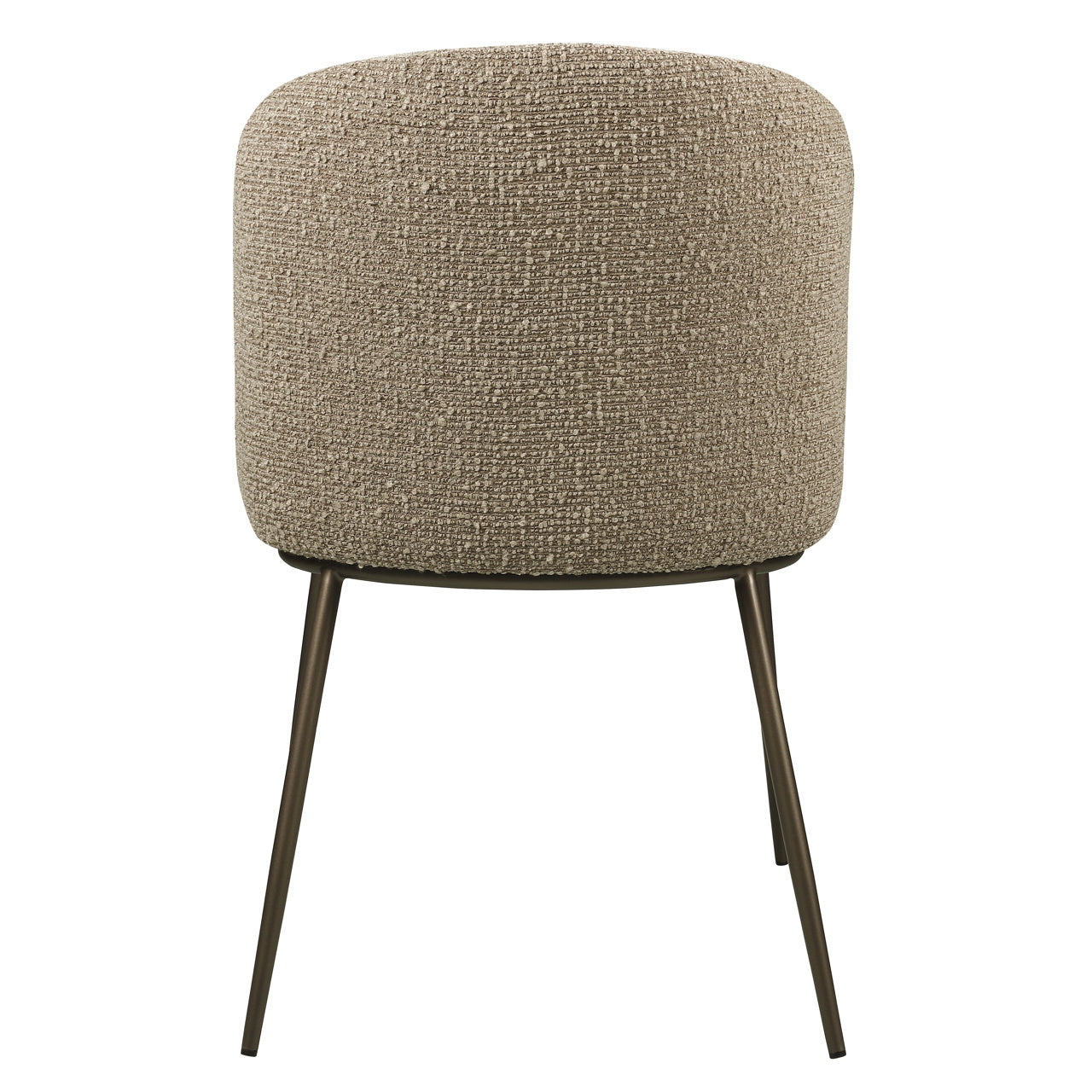 Eetkamerstoel Elvi - Mocca chunky (set van 2)