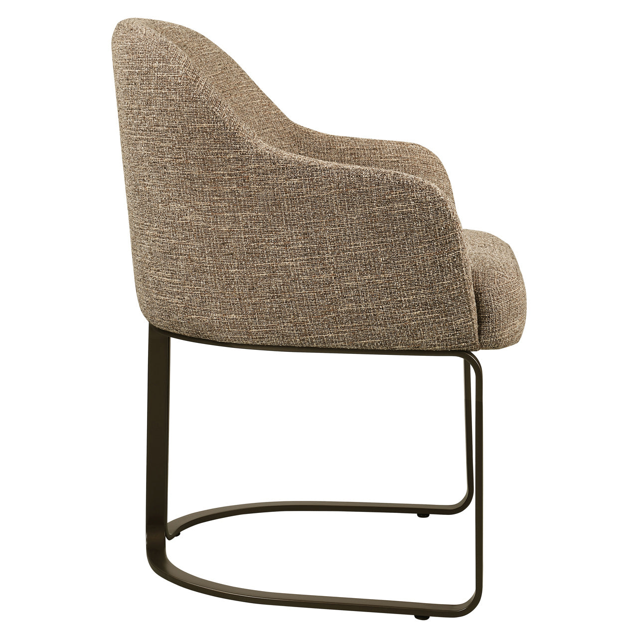 Eetkamerstoel Hadley - Bruin tweed
