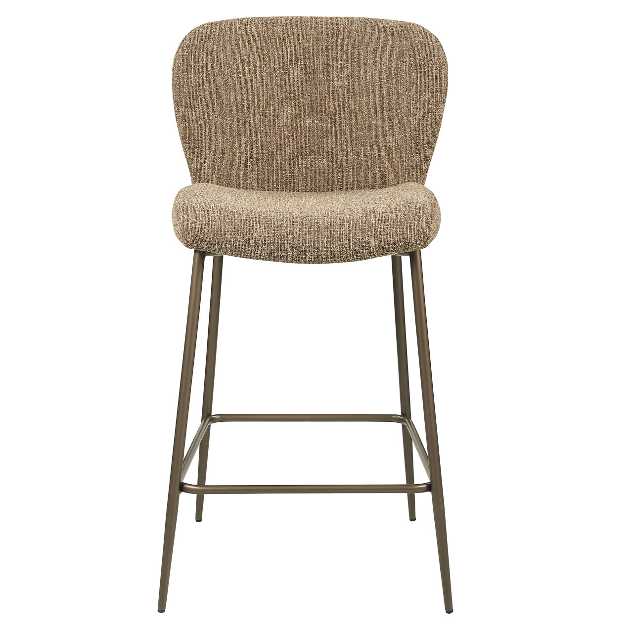 Barkruk Odarby - Laag - Bruin tweed