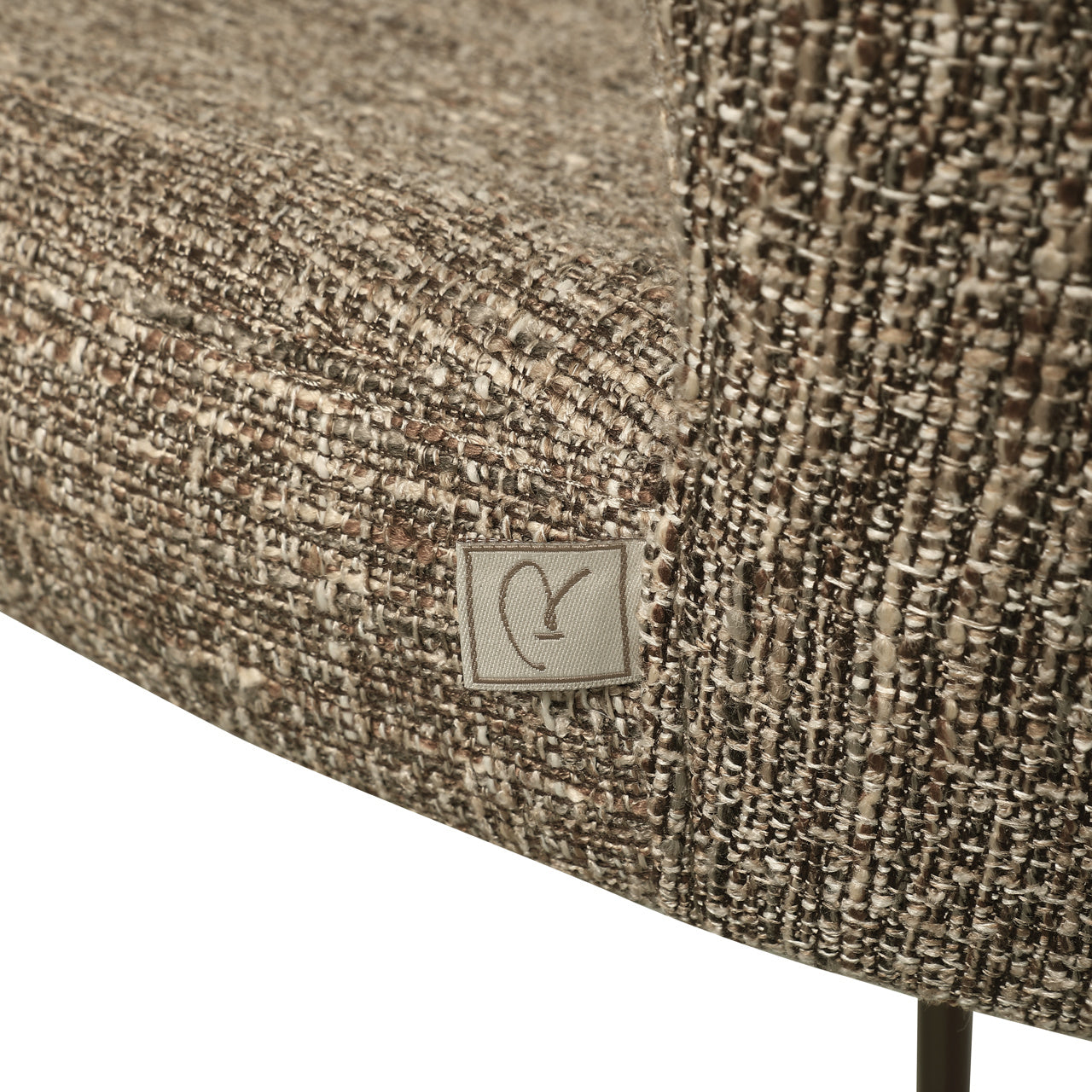 Barkruk Odarby - Laag - Bruin tweed