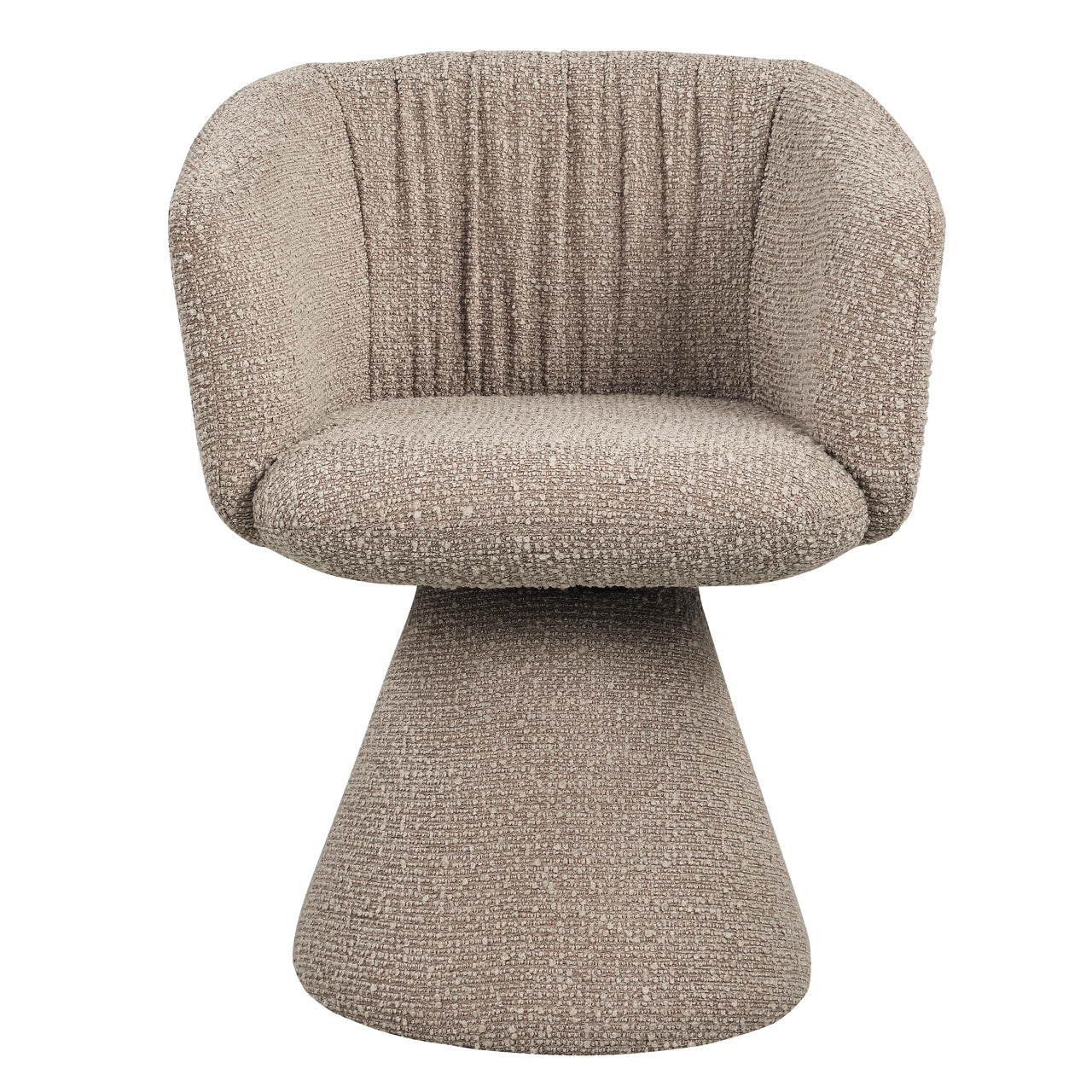 Draaistoel Madeline mocca chunky swivel