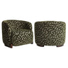 Fauteuil Hannah - Moss labyrinth