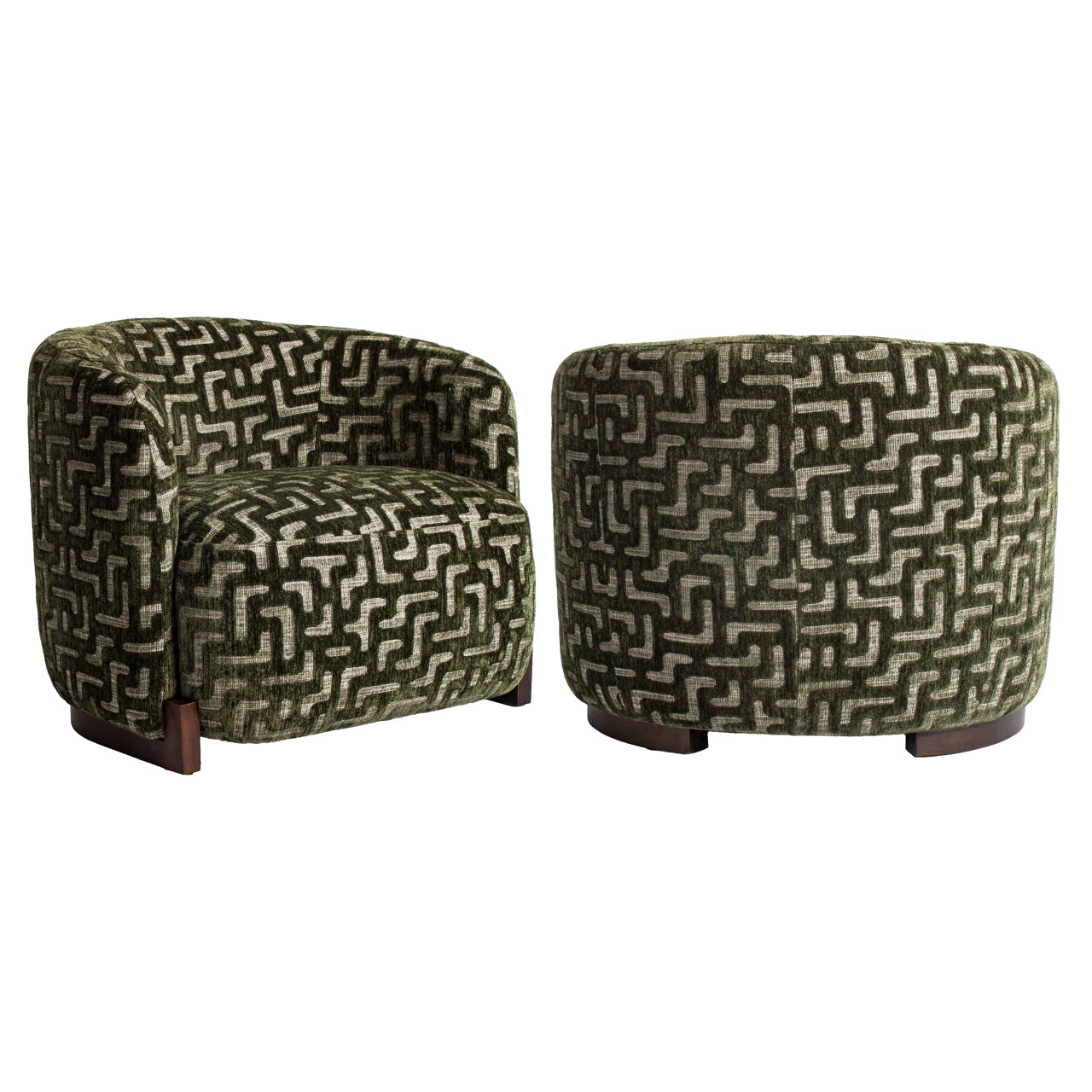 Fauteuil Hannah - Moss labyrinth