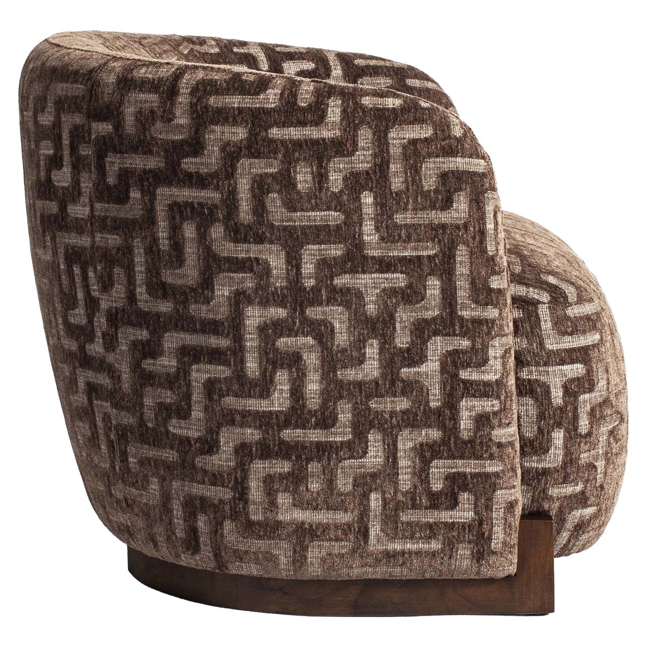 Fauteuil Hannah - Brown labyrinth