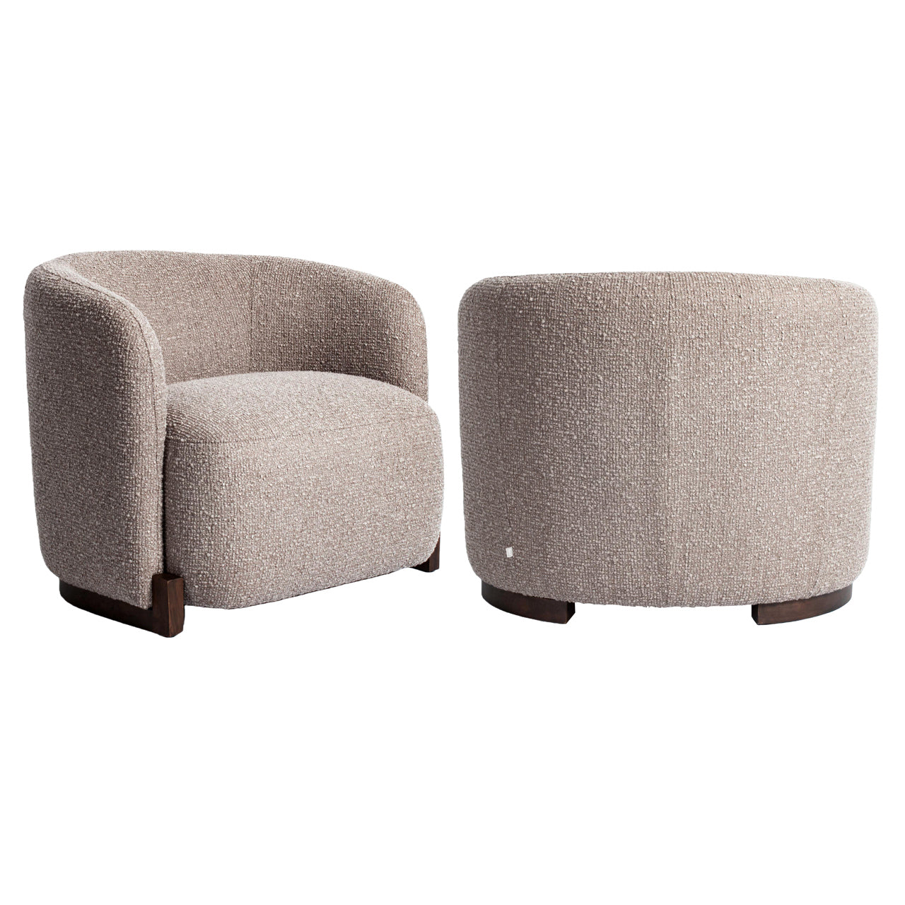 Fauteuil Hannah - Mocca chunky