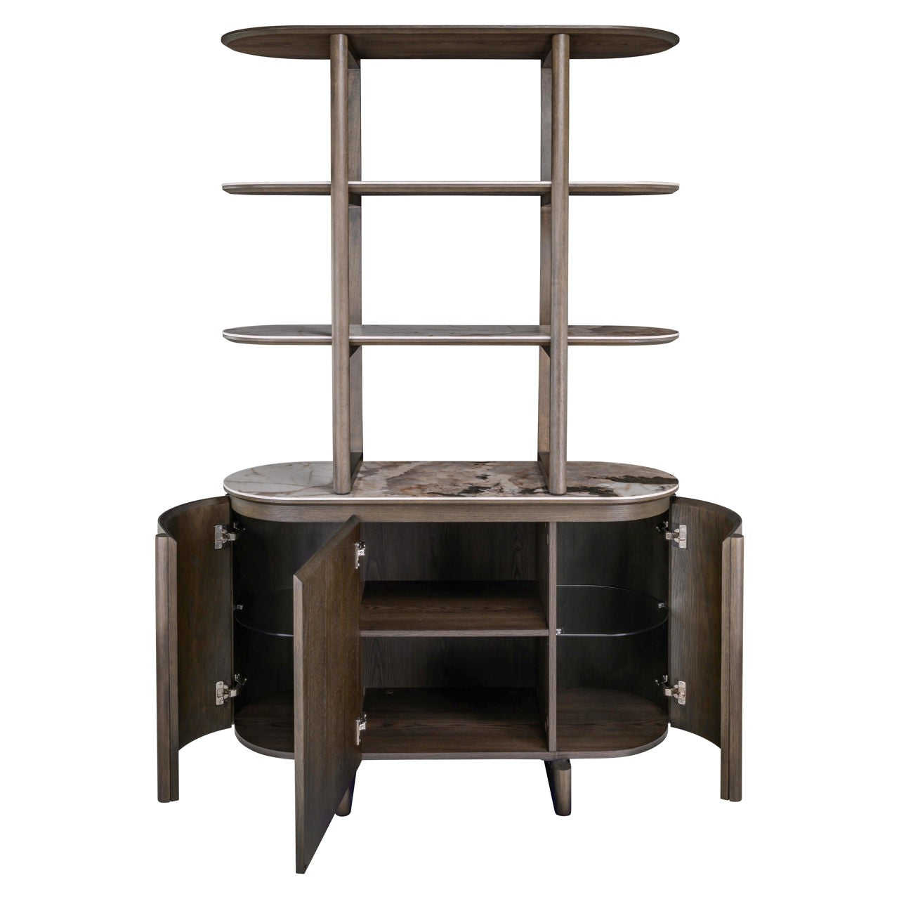 Wandkast Langford - Bruin