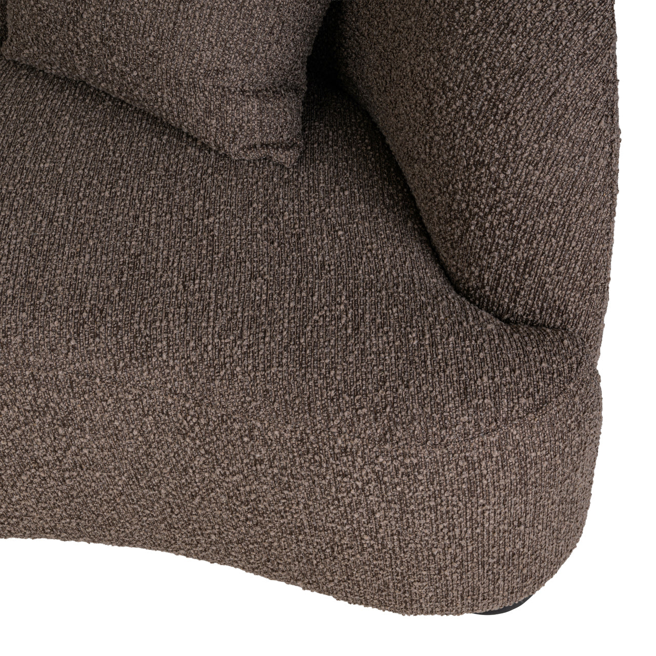 Hoekbank Pandora - Brown chunky - Lounge links