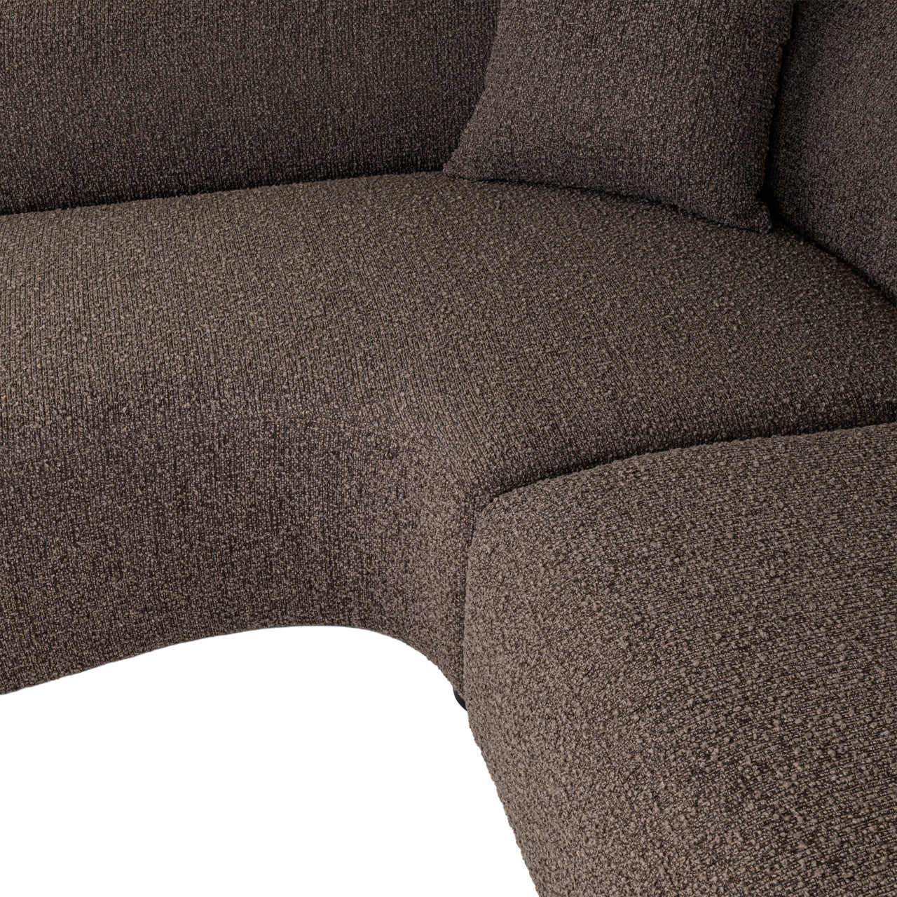 Hoekbank Pandora - Brown chunky - Lounge links