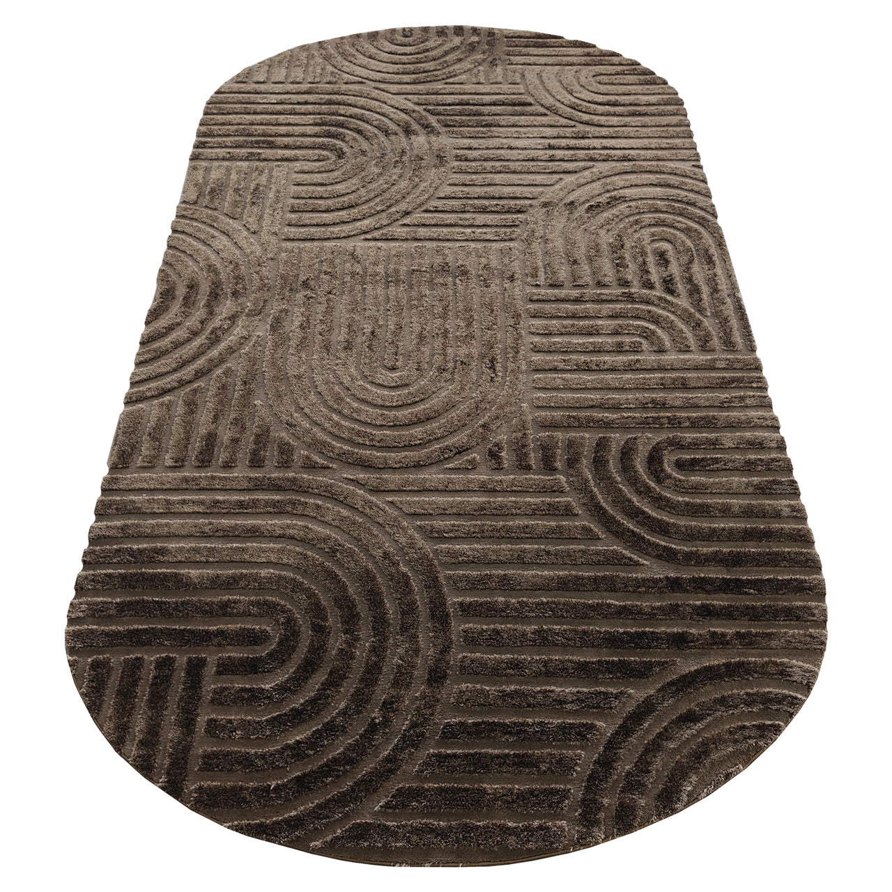 Vloerkleed Liff - 200x350 - Donkerbruin