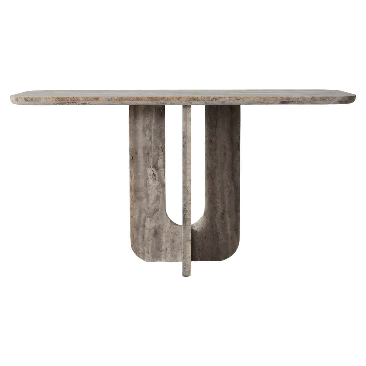 Consoletafel Westin - Grijs travertijn