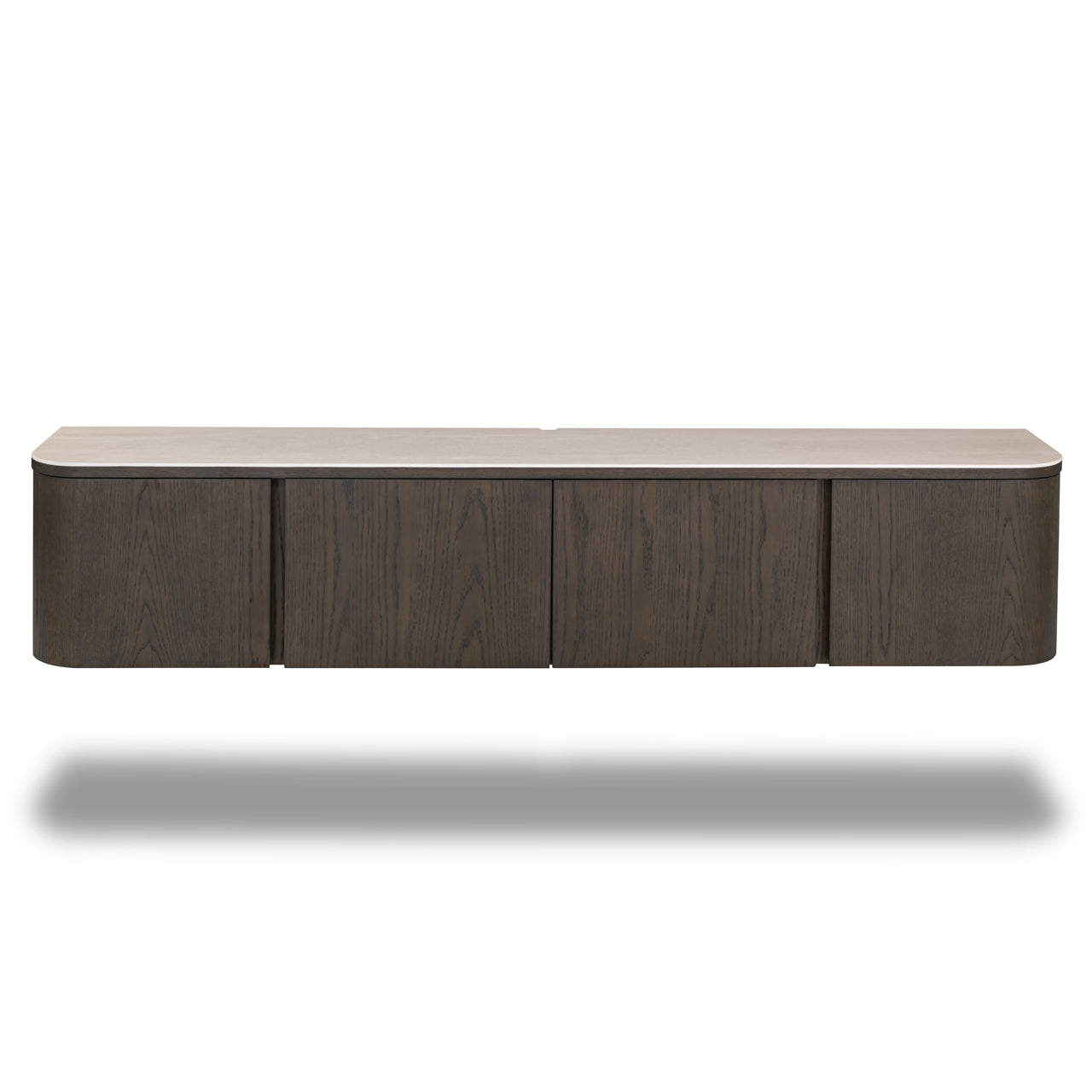 TV-meubel Nando - Bruin eiken