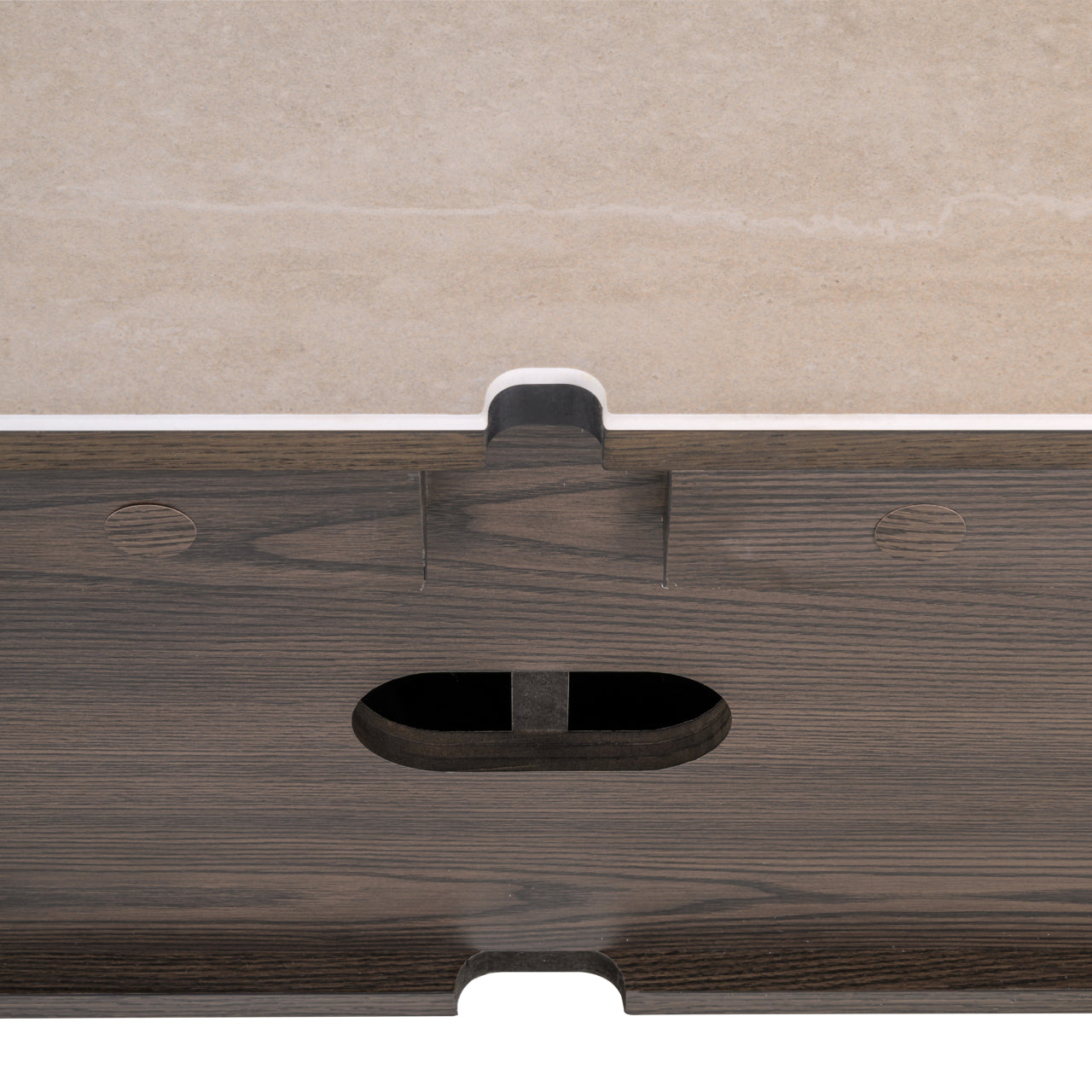 TV-meubel Nando - Bruin eiken