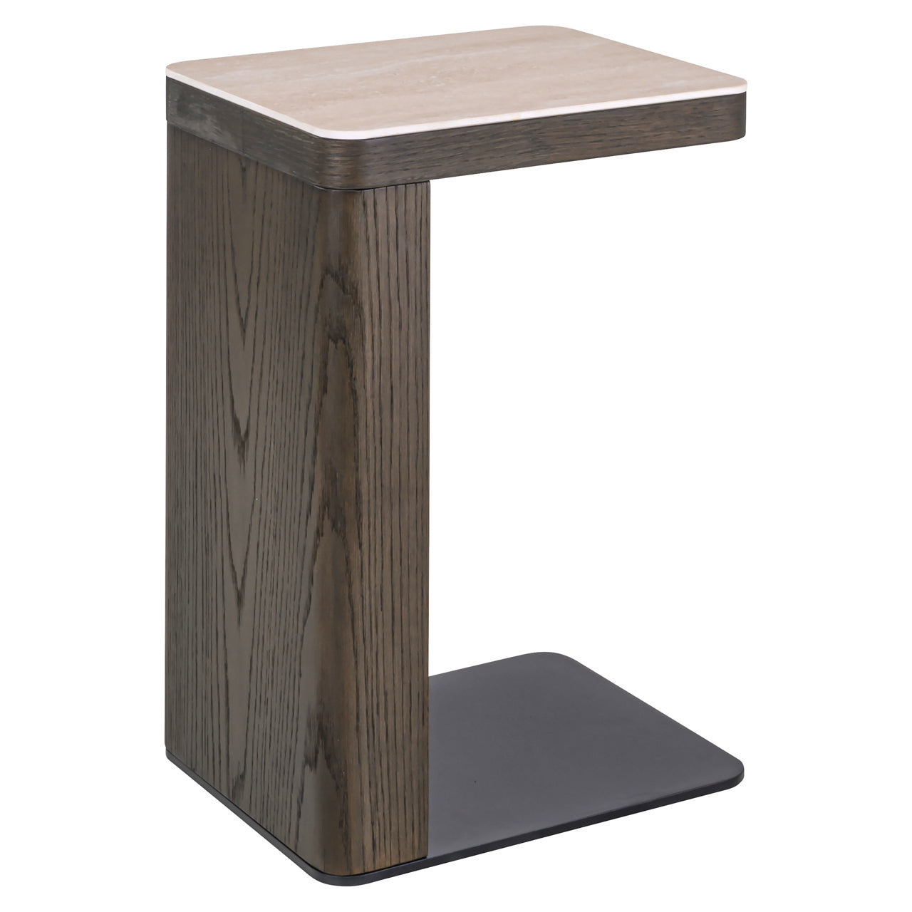 Bijzettafel Nando - Bruin eiken