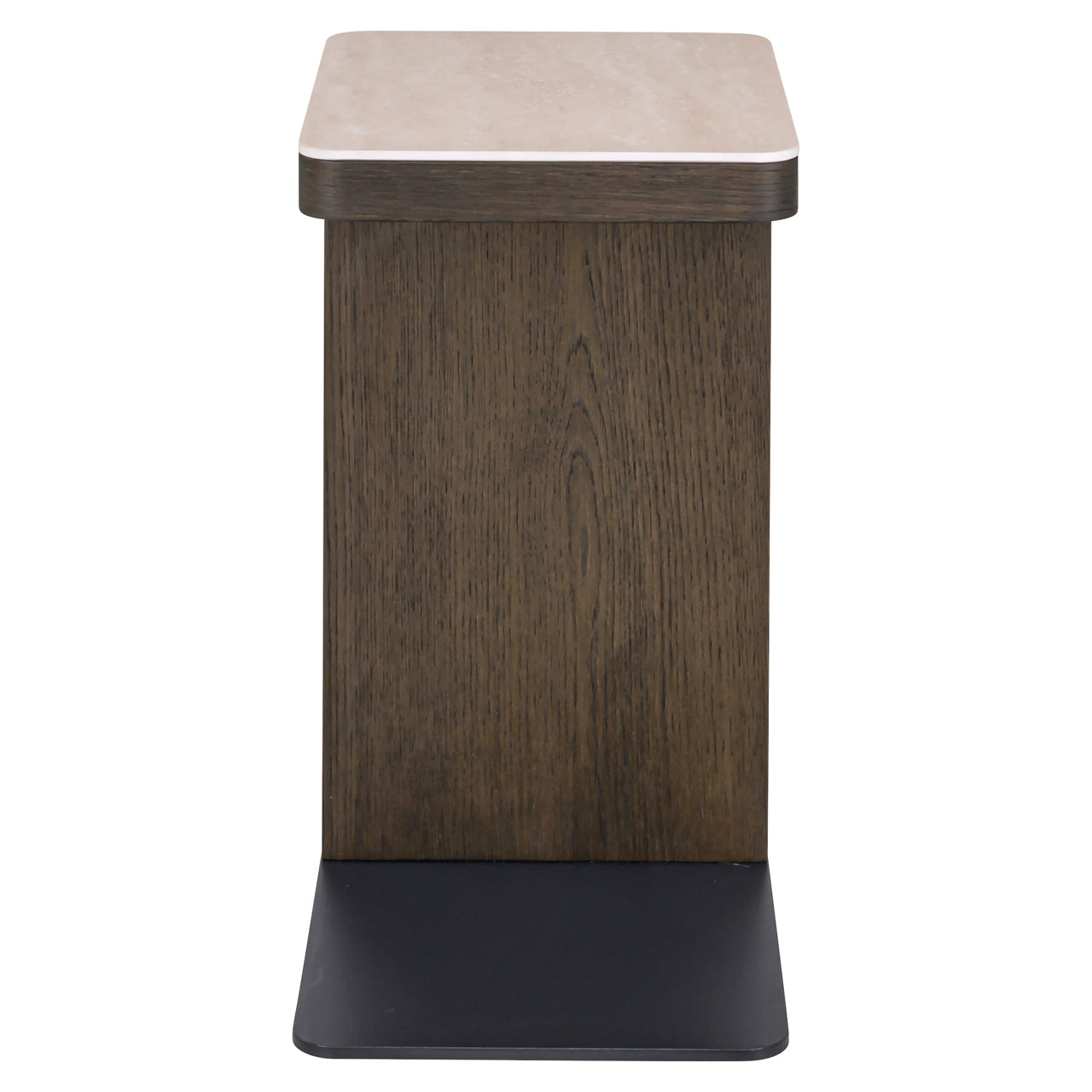 Bijzettafel Nando - Bruin eiken
