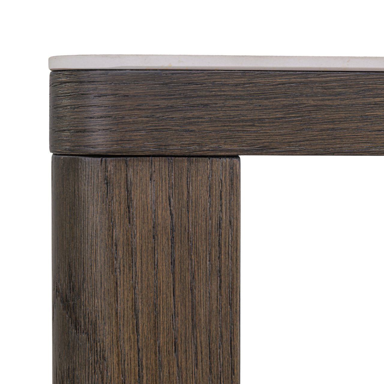 Bijzettafel Nando - Bruin eiken