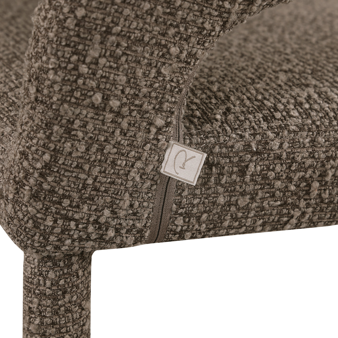 Eetkamerstoel Gia - Brown chunky