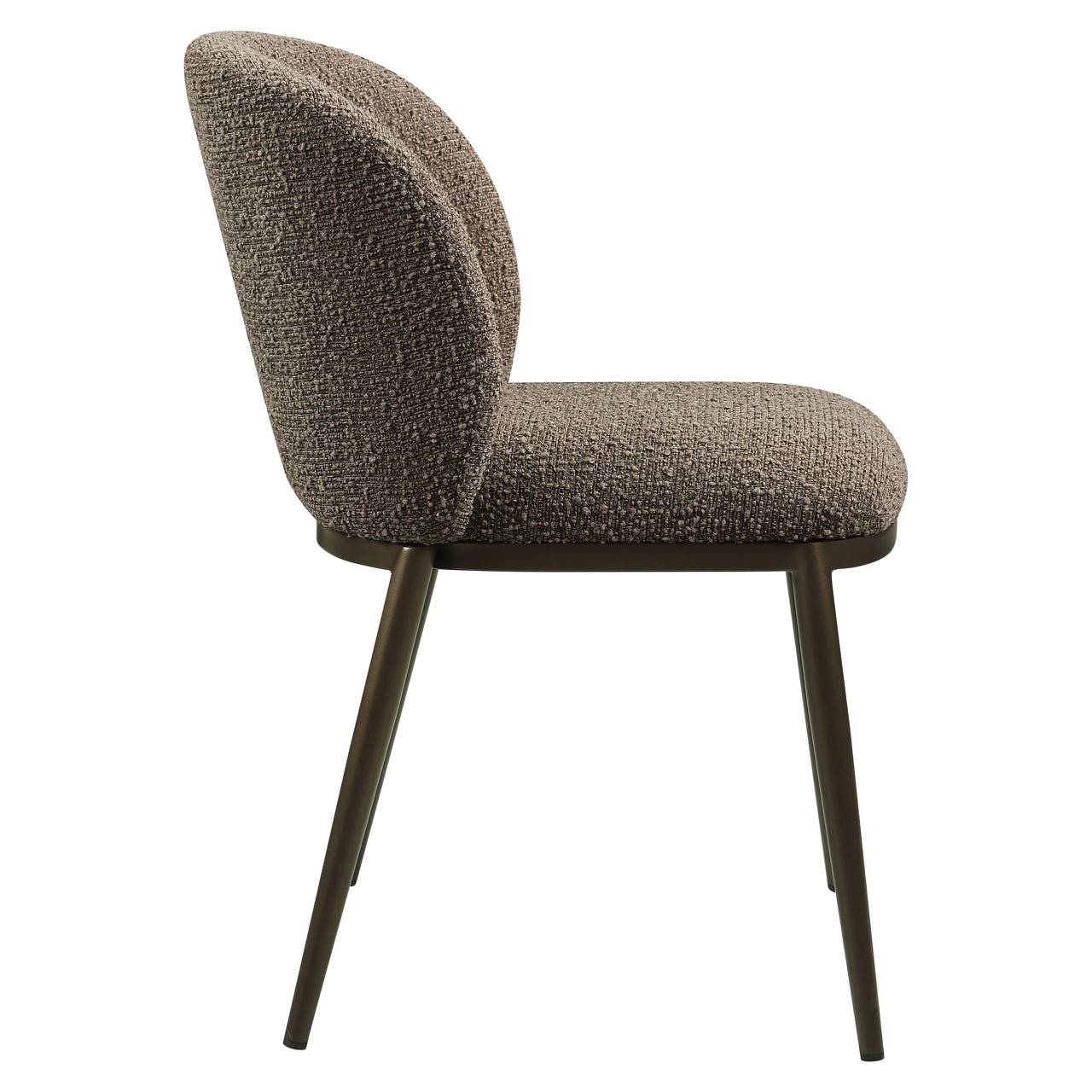 Eetkamerstoel Gandy - Brown chunky