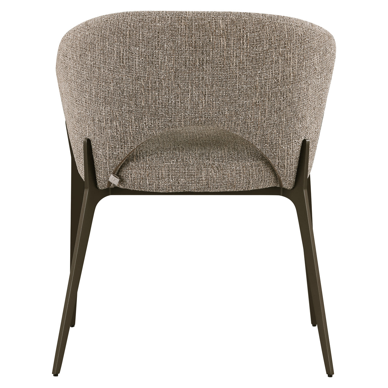 Eetkamerstoel Kenzi - Brown tweed