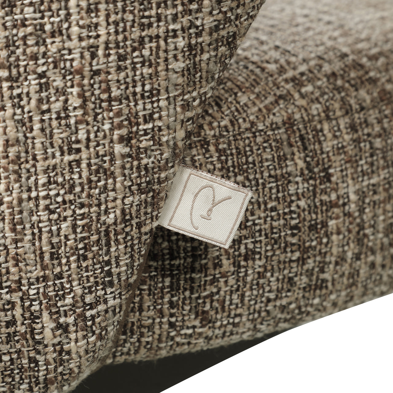 Eetkamerbank Kenzi - Brown tweed