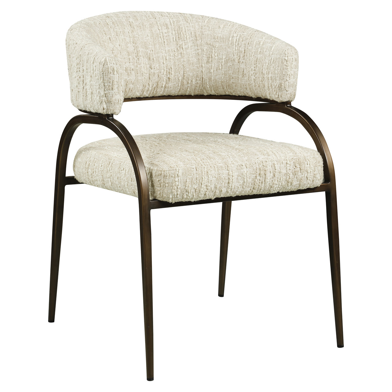 Eetkamerstoel Charda - Beige angora