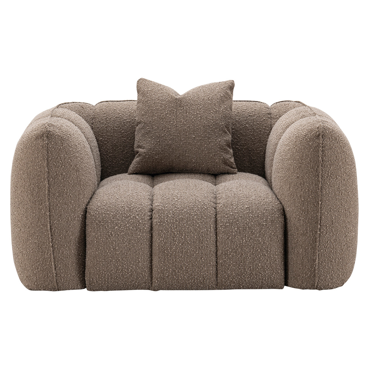 Fauteuil Hogan - Mocca chunky