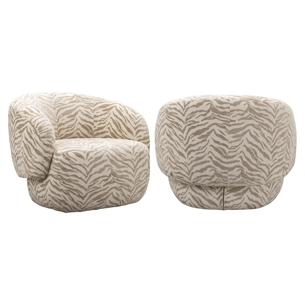 Fauteuil Milano - Beige tiger
