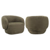 Fauteuil Milano - Moss chevron