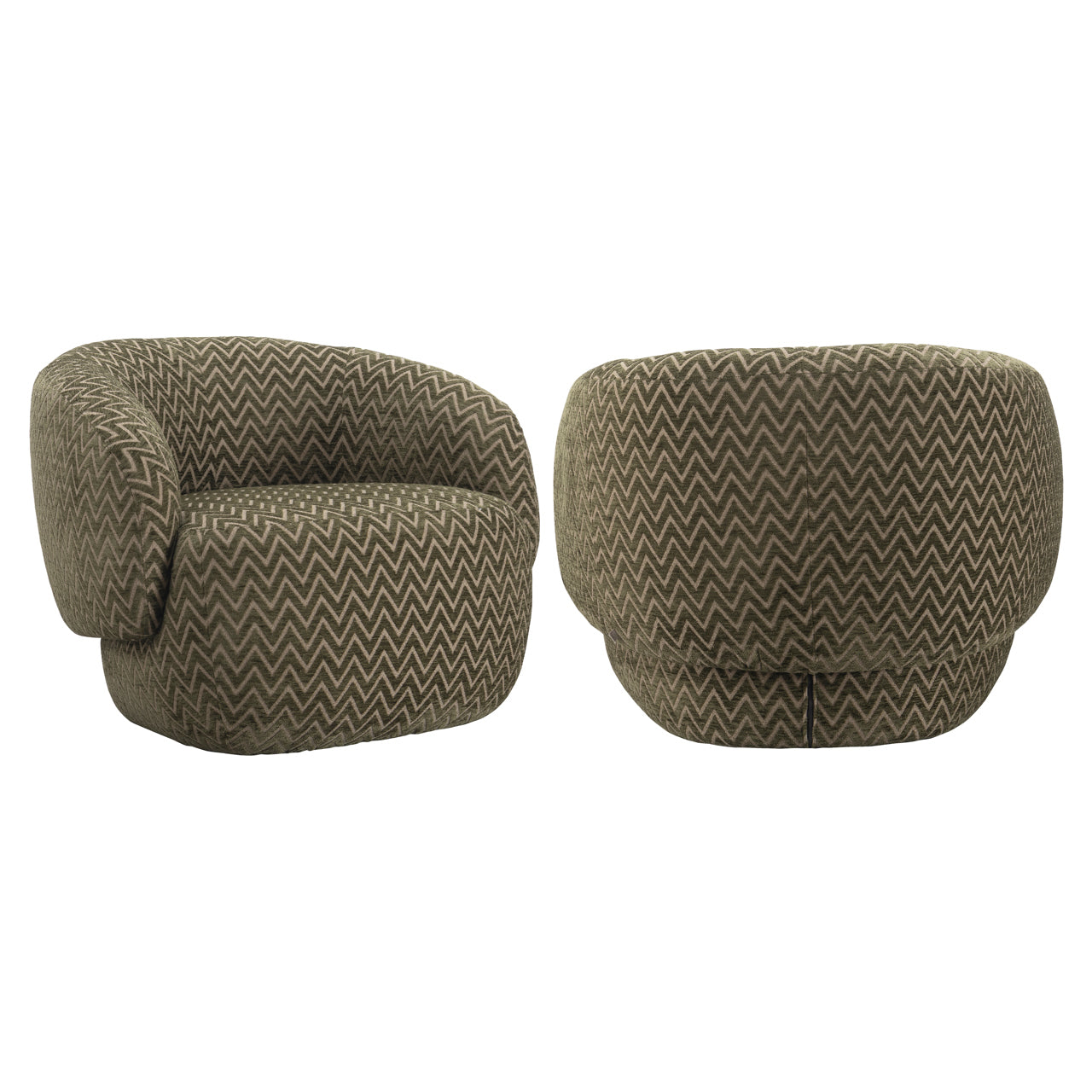 Fauteuil Milano - Moss chevron