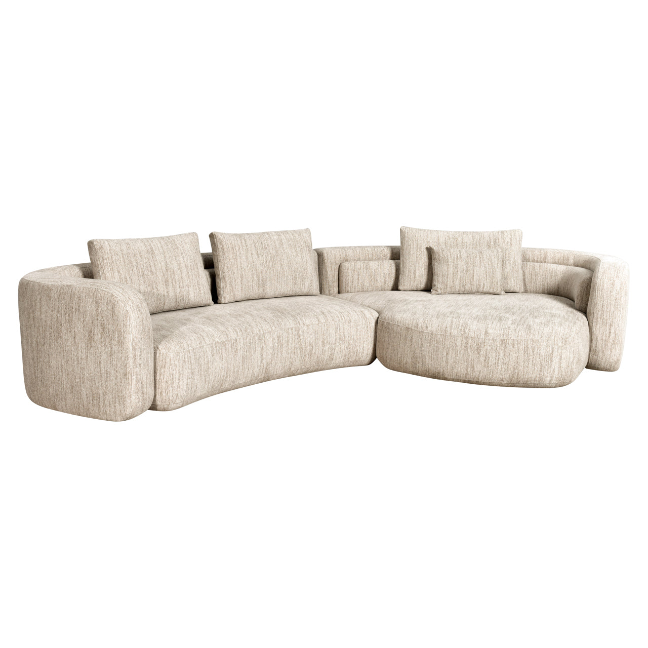Sofa Angusto rechts - Natural softweave
