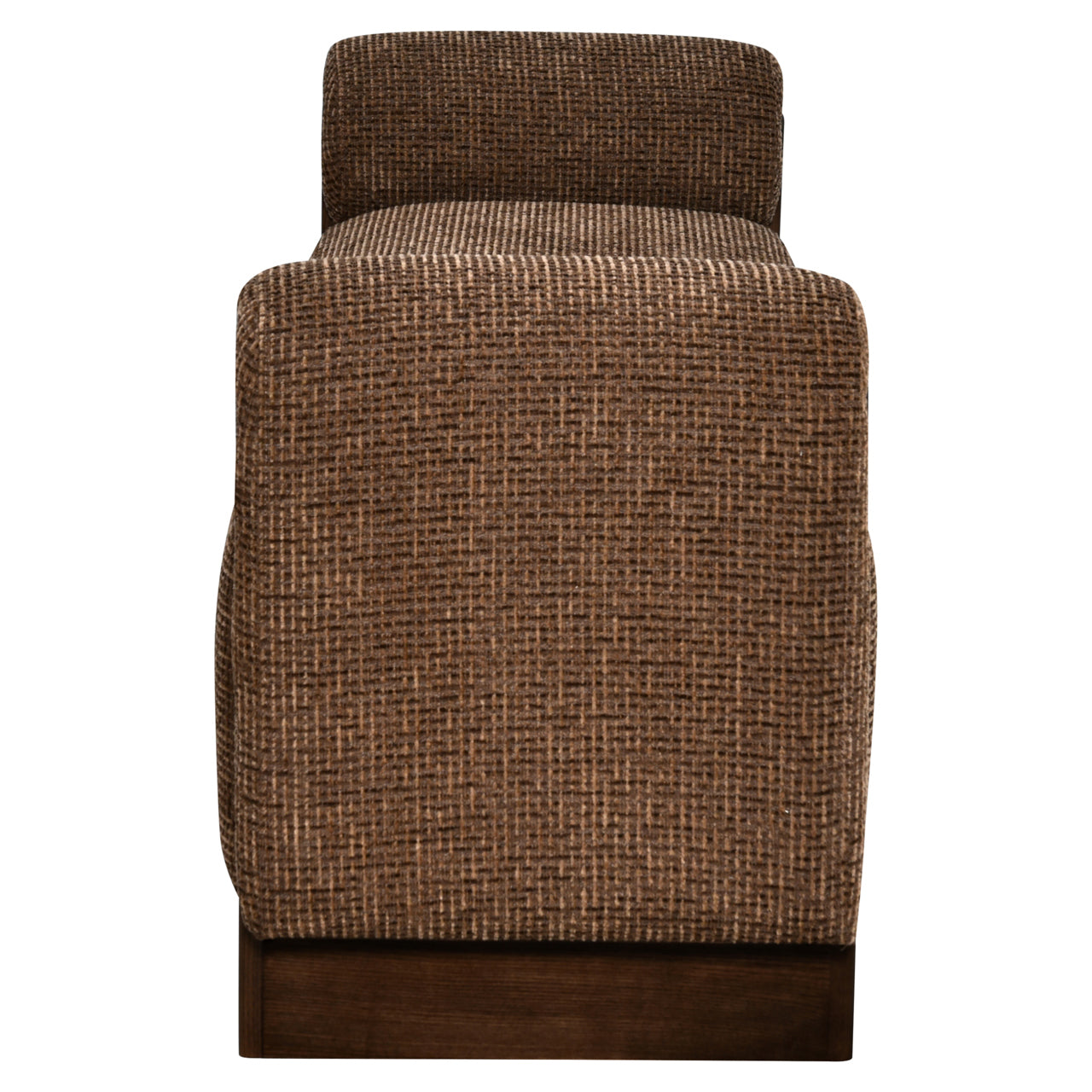 Bench Winslov - Brown blockweave