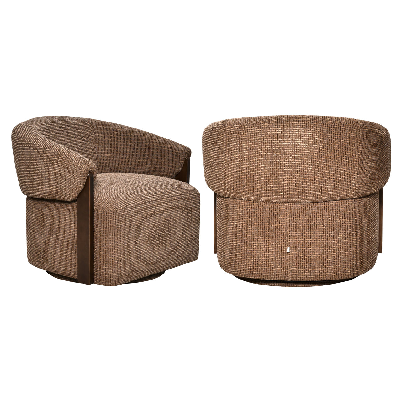 Fauteuil Marina - Brown blockweave
