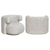 Fauteuil Talley - Cream tweed