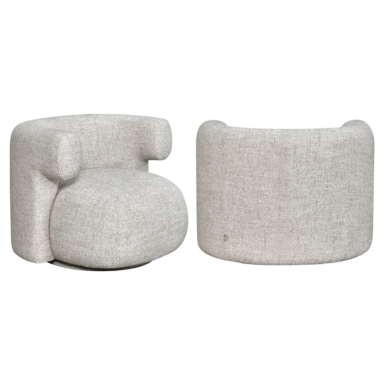 Fauteuil Talley - Cream tweed