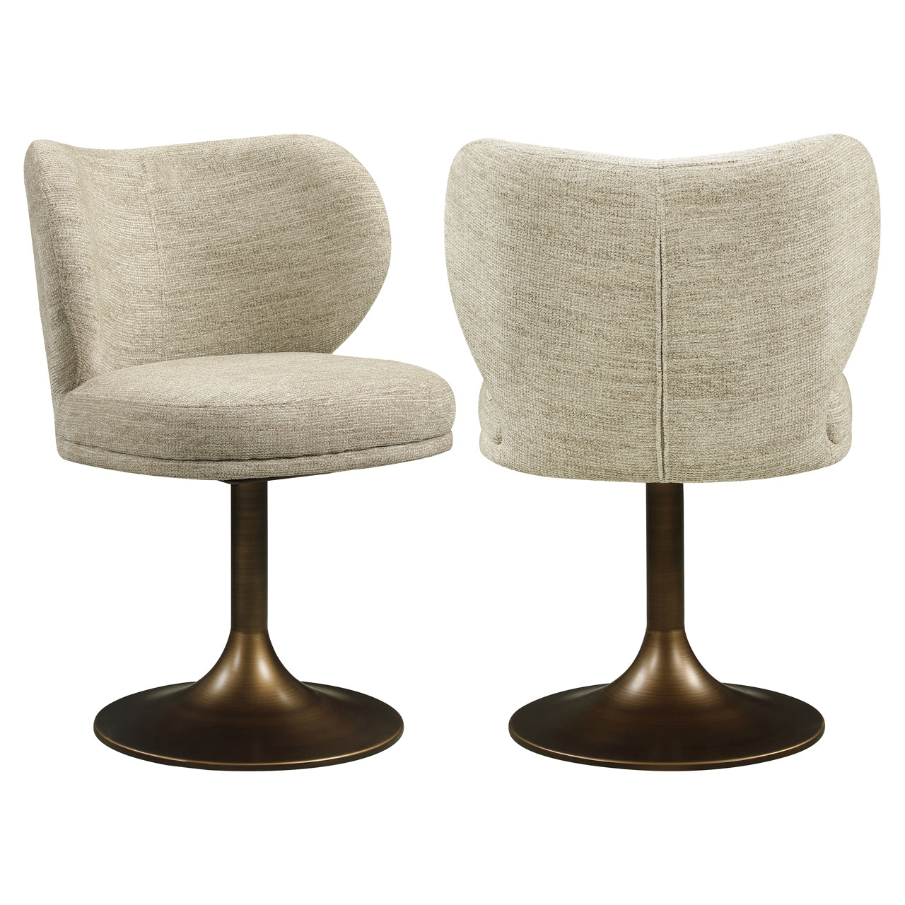 Eetkamerstoel Amely - Natural softweave
