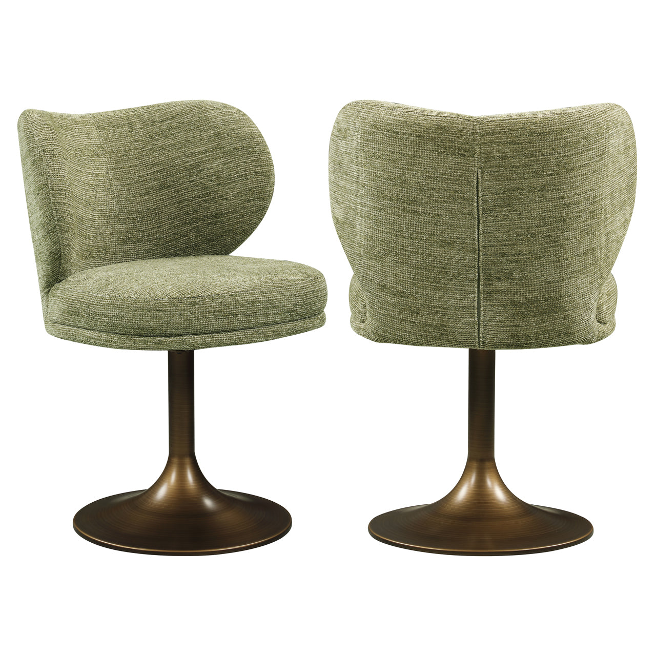Eetkamerstoel Amely - Pistache softweave