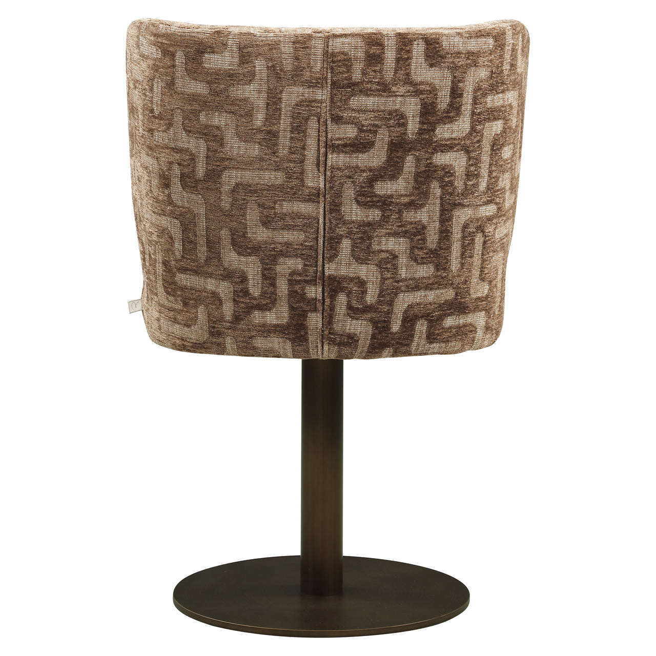Eetkamerstoel Fiona - Brown labyrinth