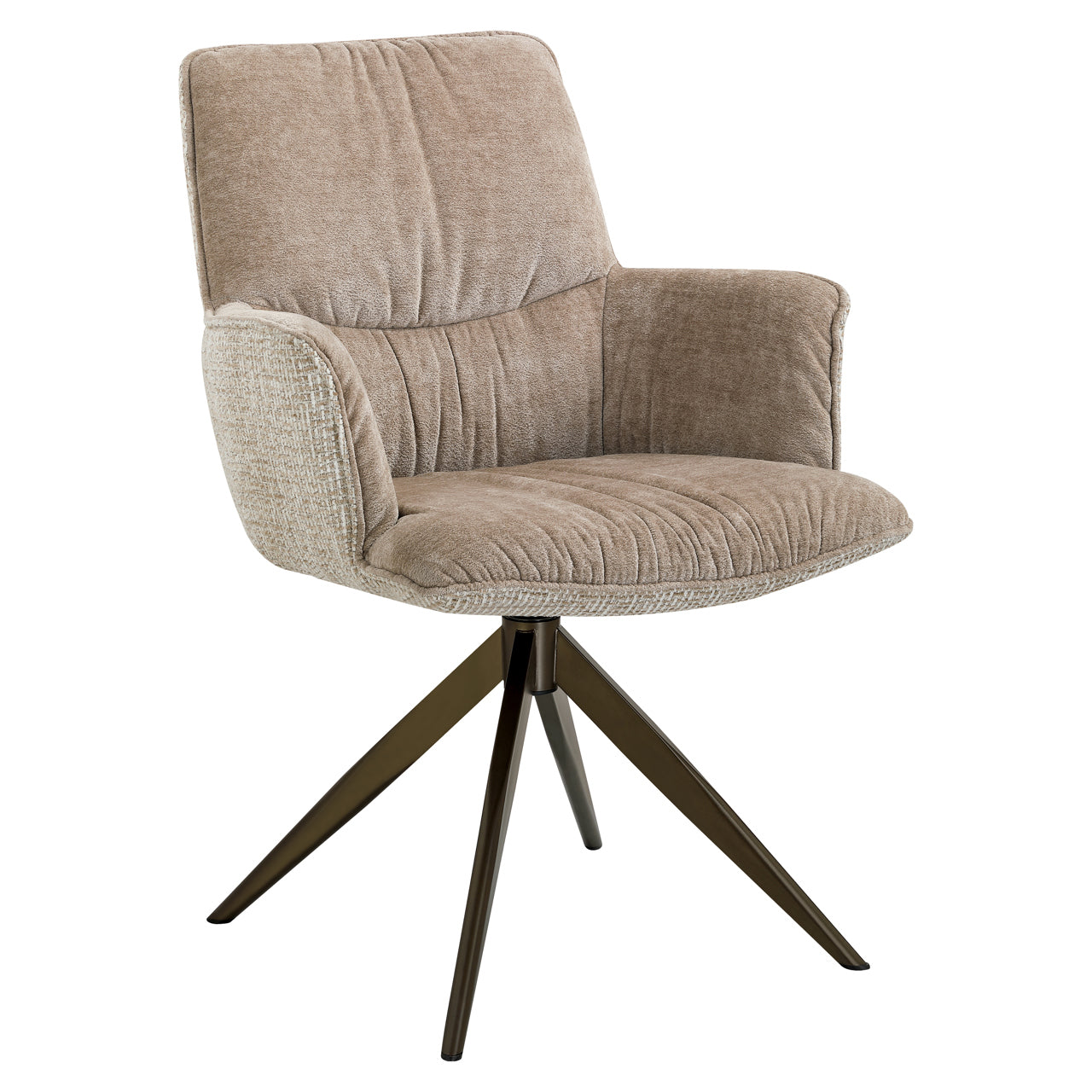 Eetkamerstoel Chase - Cream blockweave