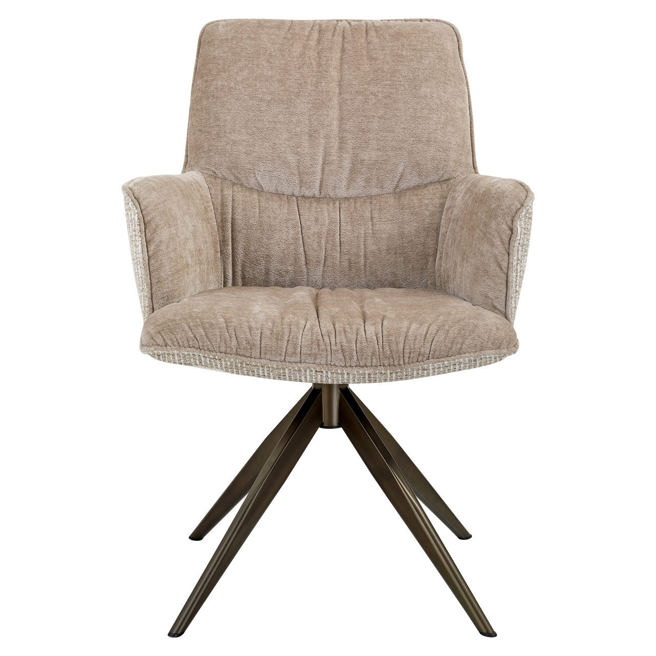Eetkamerstoel Chase - Cream blockweave