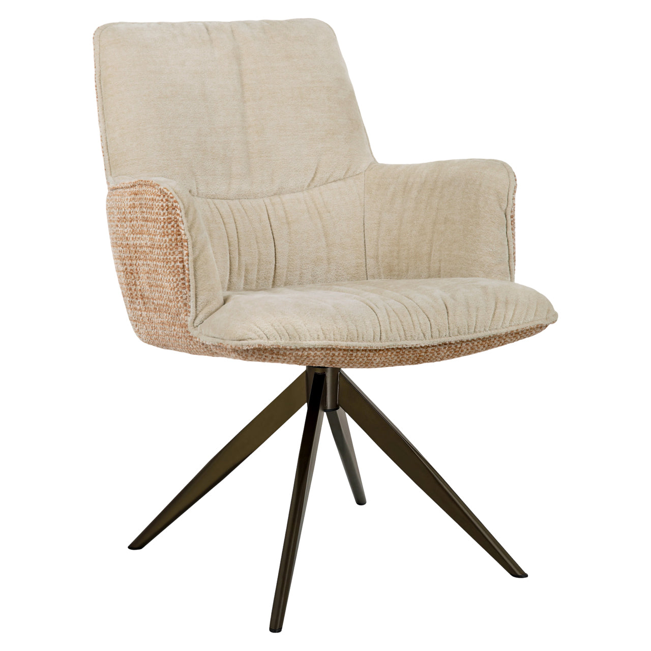 Eetkamerstoel Chase - Ginger jacquard